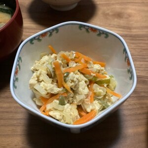 栄養満点★家庭的★いり豆腐